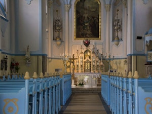 Bratislava chiesa blu