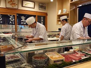 Tokyo fish market exhibition