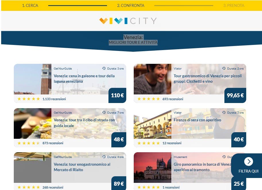 Venezia Tour Gastronomici vivicity