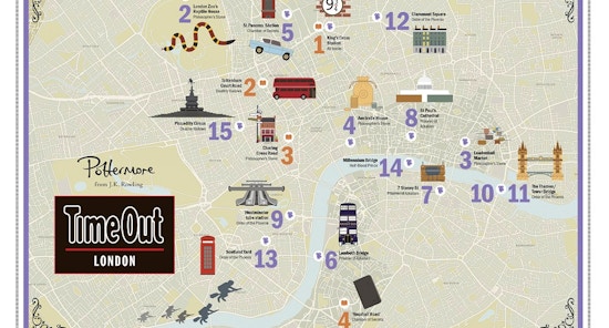 Harry Potter a Londra: Ecco la mappa con tutti i luoghi della saga