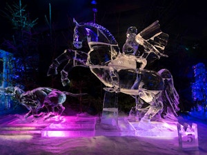 Scultura ghiaccio