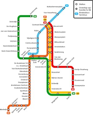 AmsterdamMetro mappa