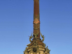 Détail du monument de Christophe Colomb