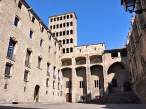 barrio gotico placa del rei