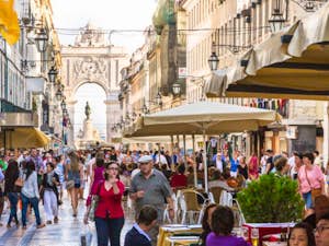 Rua Augusta affollata