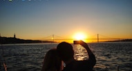 Tramonto sul Tago