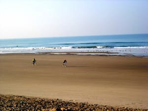 Una delle spiagge di Costa da Caparica foto di Gustavo Verissimo