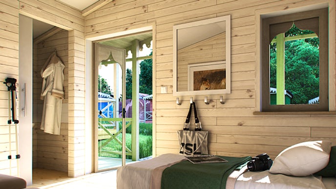 lodge interior london zoo