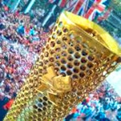 L'arrivo della Torcia Olimpica. L'evento Coca Cola è ad Hyde Park