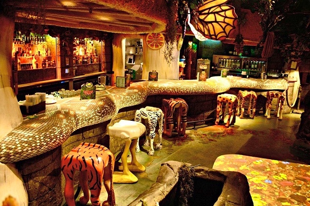 rainforest cafe sgabelli