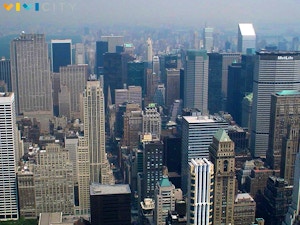 Empire State Building panorama New York