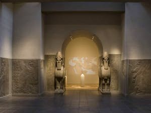 leone con testa umana