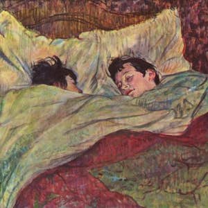 henri de toulouse lautrec le lit il letto