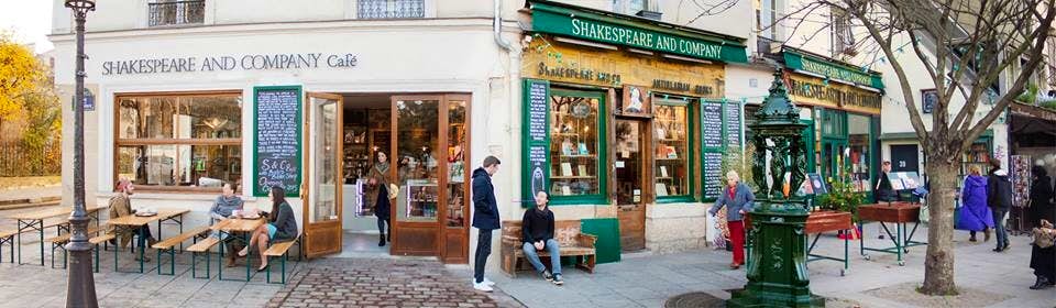 Shakespeare and Company panoramica
