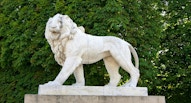Giardini di Lussemburgo statua leone