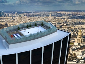pista pattinaggio tour montparnasse