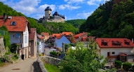 Karlstejn strada castello