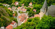 Karlstejn vista castello