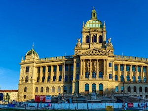 Edificio museo nazionale praga